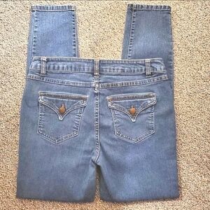 d.jeans FLAP POCKET MEDIUM WASH STRAIGHT LEG WOMENS JEANS STRETCH  SZ6